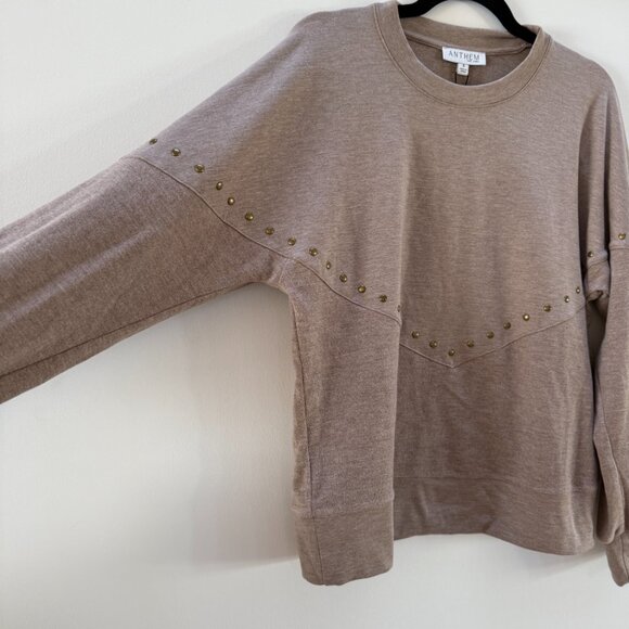 NWT Anthem the Label Studded Duet Pullover top. Size small - Picture 11 of 15